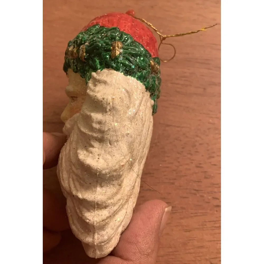 Vintage Victorian Santa Clause Christmas St. Nicholas Old World Holiday Ornament